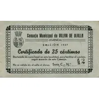 25 Céntimos Villar de Olalla