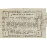 1 Franc - Bon Régional des départements de l'Aisne [02], des Ardennes [08] and de la Marne [51]