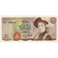 10 Shillings - Elizabeth II Series D, Sir Walter Raleigh, Unissued