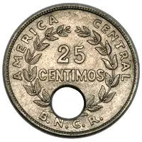 25 Céntimos Leprosarium Coinage
