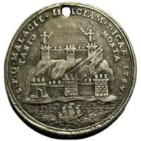 4 Reales - Charles IV proclamation medal, Malaga