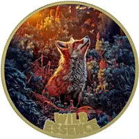 10 Dollars Fox, gilded