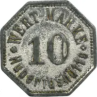10 Pfennig - Hohenlinde Hubertushütte