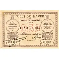 50 Centimes - Chambre de Commerce du Havre 76