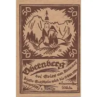50 Heller Obernberg bei Gries am Brenner