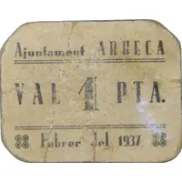 1 Peseta Arbeca