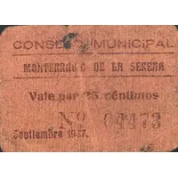 25 Céntimos Monterrubio de la Serena