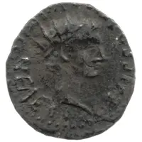 Drachm - Tiberius ΘΕΩ ϹΕΒΑϹΤΩ ΚΡΗΤΩΝ ΕΛΕΥΘ