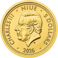 5 Dollars - Charles III Czech Lion