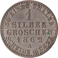 1 Silbergroschen - Alexander Charles Joint Coinage