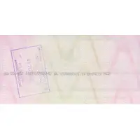 50 000 Dollars Travellers Cheque