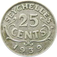 25 Cents - George VI