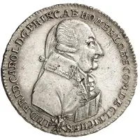 10 Kreuzers - Louis Frederick Charles Birthday, Silver Ducat Pattern