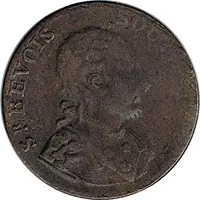 1/2 Penny Sir Bevois Southampton - North Wales