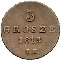3 Grosze - Frederick Augustus I I. B.