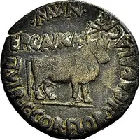 As - Tiberius MVN ERCAVICA IIVIR C COR FLORO L CAEL ALACRE