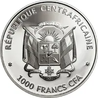 1000 Francs CFA Wildlife Protection - Central African Red Colobus