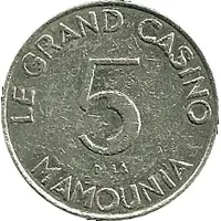 5 Dirham - La Mamounia Grand Casino Marrakesh