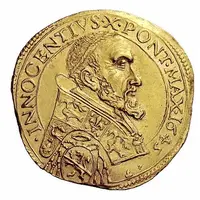 Quadruple Gold Ecu - Innocent X Camillo Pamphili Legate