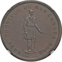 1 Penny / 2 Sous Bank of Montreal