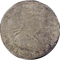 8 Reales - Fernando VII Zacatecas - Royalist Coinage