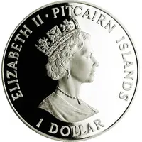 1 Dollar - Elizabeth II HMAV Bounty, Silver Proof Issue
