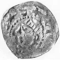 Denier - Richard Ier with emperor Henry III