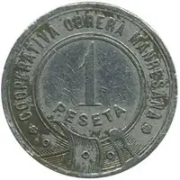 1 Peseta - Cooperativa Obrera Manresana