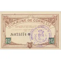 15 Centimes Commune de Cornesse