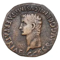 As - Caligula TITVLLO ET MONTANO C C A II VIR