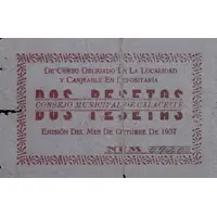 2 Pesetas Calaceite