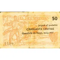 50 Céntimos Guardiola de Berga