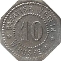 10 Pfennig - Windsheim