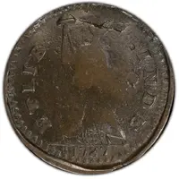 1/2 Penny - Copper “Liberty Seated Right”