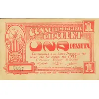 1 Peseta Ripollet
