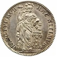 10 Stuivers 'X Stuiver' Slanted reeding