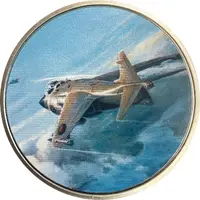 Medal Combat air patrol, Silver plated