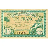 1 Franc - Chambre de Commerce d'Oran