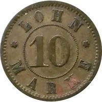 10 Pfennig - Schlitz Burggüter Verwaltung