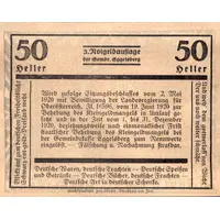 50 Heller Eggelsberg