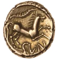 Gold 1/4 Stater - Cunobelin Cunobelinus Wild