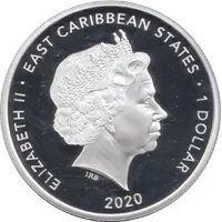 1 Dollar - Elizabeth II Sir Walter Raleigh