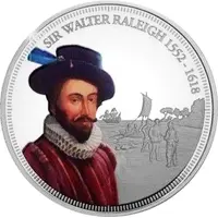1 Dollar - Elizabeth II Sir Walter Raleigh