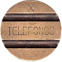 Token - Telefonos 3 grooves, X
