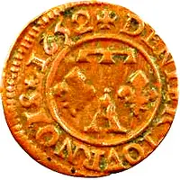 Denier Tournois - Gaston d'Orléans 13th type
