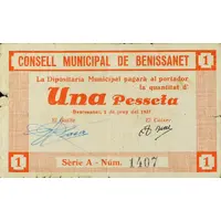 1 Peseta Benissanet