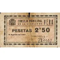 2.50 Pesetas Vera
