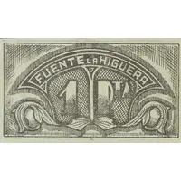 1 Peseta Fuente la Higuera