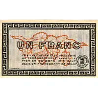 1 Franc - Chambre de Commerce de Béziers 34