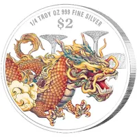 2 Dollars Year of the Dragon